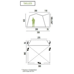 Auvent De Camping-car Gonflable SANTA CRUZ -Magasin De Matériel De Camping En Plein Air auvent camping car gonflable santa cruz 3