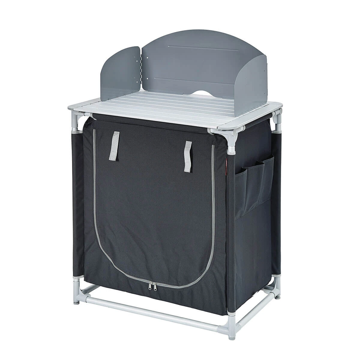 Meuble De Cuisine Simple Gris/noir 4 Meuble De Cuisine Simple Gris/noir – Image 2