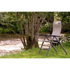 Fauteuil Camping Alu Dossier Haut SLIM Moka -Magasin De Matériel De Camping En Plein Air product 6