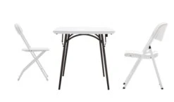 Table Polyéthylène Pliage Central 180 Cm -Magasin De Matériel De Camping En Plein Air table polyethylene pliante 180 3